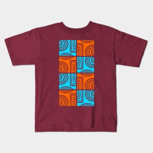 Mid Century Tiki Bar Happy Hour Kids T-Shirt